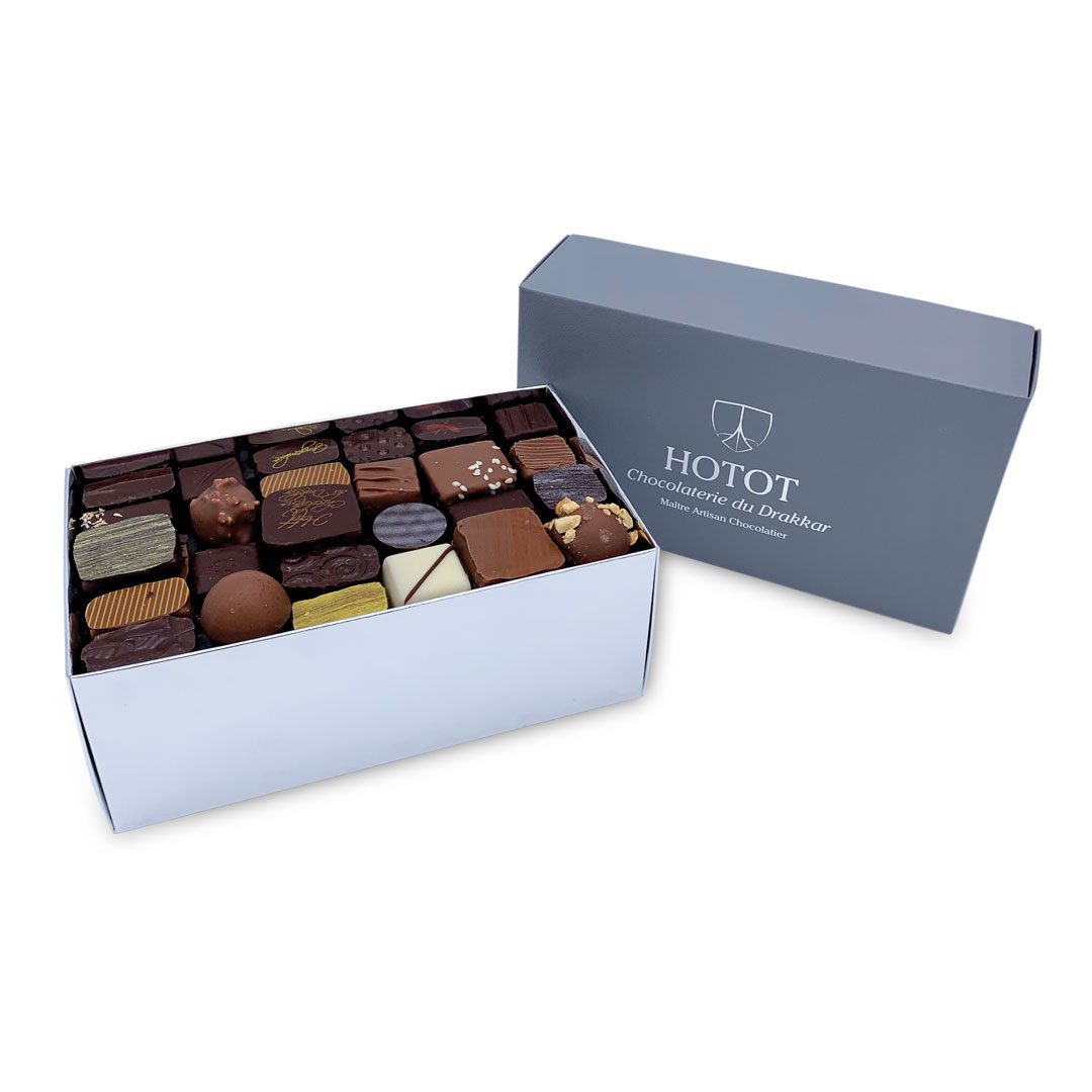 Ballotin de chocolats - Noir 500 gr