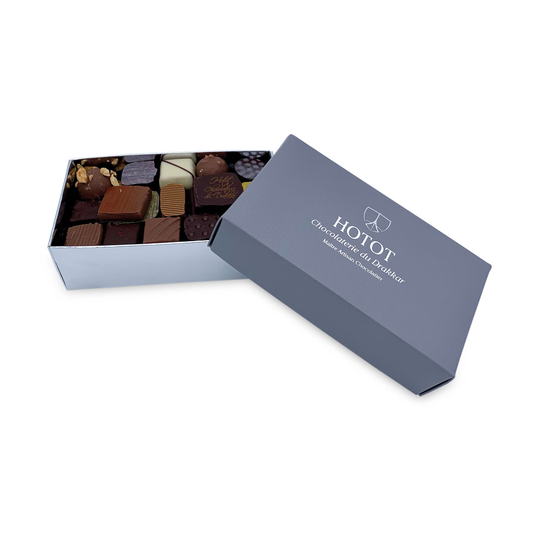 COFFRET DE BONBONS CHOCOLAT 375 GRS